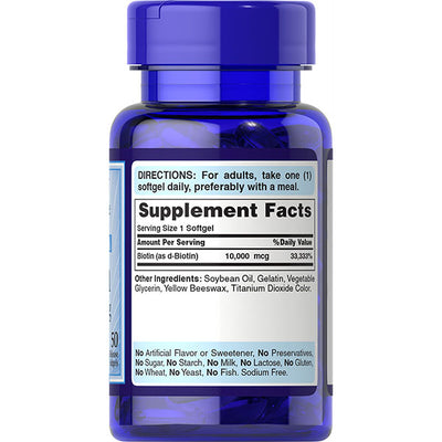 Biotina Puritans pride 60 capsulas