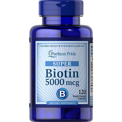 Biotina Puritans pride 120 capsulas