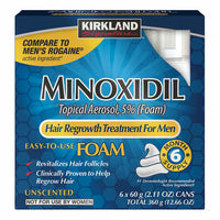 Minoxidil Kirkland espuma (2 FRASCOS)